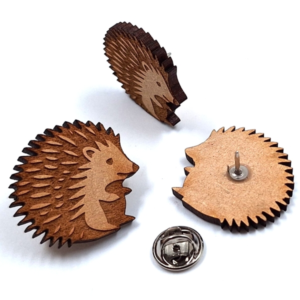 Pin, gerecycled hout - natuur