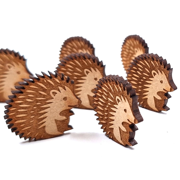 Pin, gerecycled hout - natuur