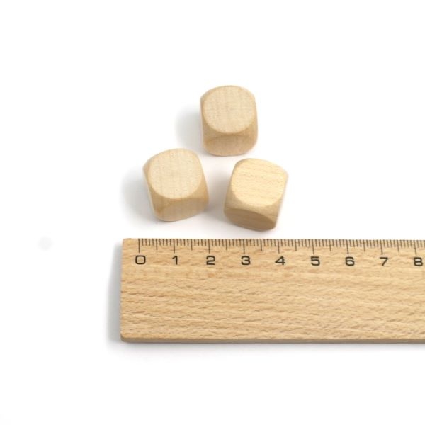 Holzwürfel blank - 16 mm