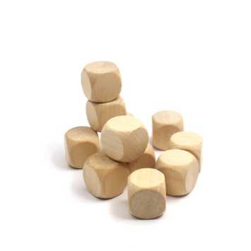 Holzwürfel blank - 16 mm