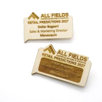 Personal name badges