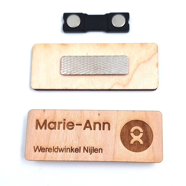 Personalisierte Namensschilder - Pappel