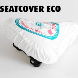 Bicycle seat cover - recycled PVC