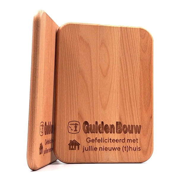 Snijplank 350x250 mm geolied - beukenhout FSC 100%